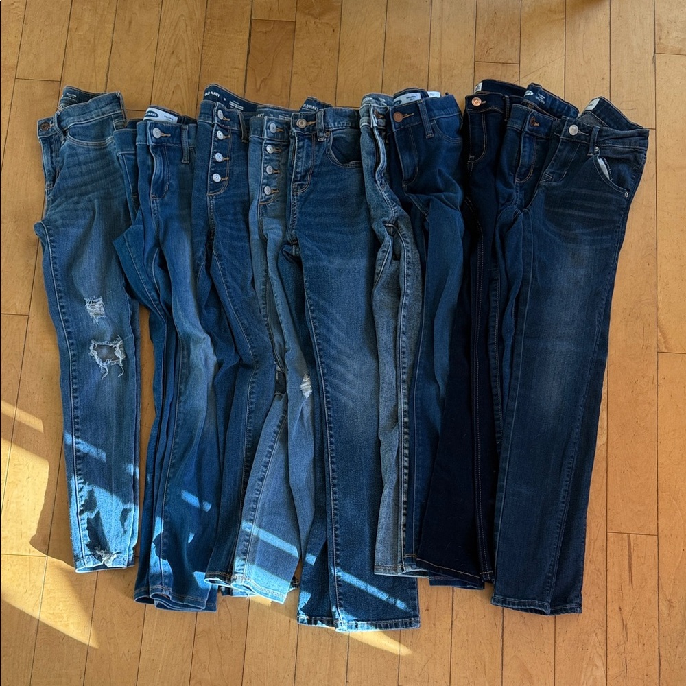 12 pair of jeggings